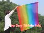 1 Piece 103 cm (40") prophetic silk worship flex flag, Rainbow B