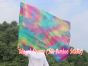 1 Piece 103 cm (40") prophetic silk worship flex flag, Spring