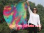 1 Piece 103 cm (40") prophetic silk worship flex flag, Spring