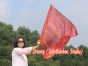 1 Piece 103 cm (40") prophetic silk worship flex flag, Copper