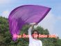 1 Piece 130 cm (51") prophetic silk worship flex flag, purple