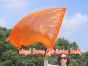 1 Piece 130 cm (51") prophetic silk worship flex flag, orange