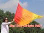 1 Piece 130 cm (51") prophetic silk worship flex flag, Fire