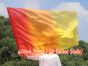 1 Piece 130 cm (51") prophetic silk worship flex flag, Fire