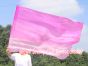 1 Piece 130 cm (51") prophetic silk worship flex flag, pink fading