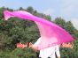 1 Piece 130 cm (51") prophetic silk worship flex flag, pink fading