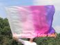 1 Piece 130 cm (51") prophetic silk worship flex flag, white-pink-purple