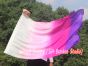 1 Piece 130 cm (51") prophetic silk worship flex flag, white-pink-purple