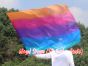 1 Piece 130 cm (51") prophetic silk worship flex flag, Iridescence