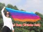 1 Piece 130 cm (51") prophetic silk worship flex flag, Iridescence