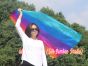 1 Piece 130 cm (51") prophetic silk worship flex flag, Iridescence