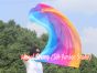 1 Piece 130 cm (51") prophetic silk worship flex flag, Iridescence