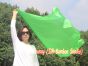 1 Piece 130 cm (51") prophetic silk worship flex flag, green