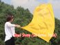 1 Piece 130 cm (51") prophetic silk worship flex flag, gold