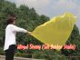 1 Piece 130 cm (51") prophetic silk worship flex flag, yellow