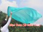 1 Piece 130 cm (51") prophetic silk worship flex flag, peacock green