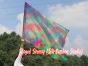 1 Piece 130 cm (51") prophetic silk worship flex flag, Spring