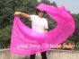 1 Piece 222 cm (88") prophetic silk worship flex flag, pink