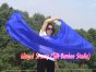 1 Piece 222 cm (88") prophetic silk worship flex flag, blue