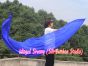 1 Piece 222 cm (88") prophetic silk worship flex flag, blue