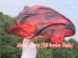 1 Piece 222 cm (88") prophetic silk worship flex flag, Lava