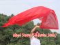 1 Piece 222 cm (88") prophetic silk worship flex flag, red