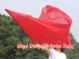 1 Piece 222 cm (88") prophetic silk worship flex flag, red