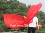 1 Piece 222 cm (88") prophetic silk worship flex flag, red