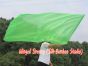 1 Piece 222 cm (88") prophetic silk worship flex flag, green