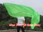 1 Piece 222 cm (88") prophetic silk worship flex flag, green