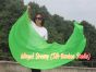 1 Piece 222 cm (88") prophetic silk worship flex flag, green