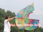 1 Piece 222 cm (88") prophetic silk worship flex flag, Spring