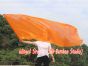 1 Piece 222 cm (88") prophetic silk worship flex flag, orange