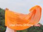 1 Piece 222 cm (88") prophetic silk worship flex flag, orange