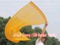 1 Piece 222 cm (88") prophetic silk worship flex flag, Gold