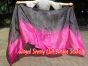 1 piece black-pink 5 Mommes colorful belly dance silk veil 