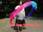 1 piece 250 cm (98") purple-turquoise-pink worship silk throw streamer