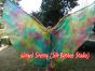 1 pair Spring 6 Mommes habotai belly dance silk wing