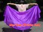 1 PIECE purple half circle 6 Mommes belly dance silk veil