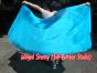 1 PIECE turquoise half circle 6 Mommes belly dance silk veil