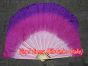 Prosperity large short silk dance fans (flutter), 41" (105 cm)