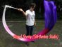 1 piece 250 cm (98") white-light pink-pink-purple worship silk throw streamer