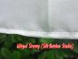 1 piece white 2.5m (98") silk worship streamer