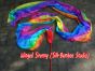 1 piece 4m (4.4 yards) long stripes Rainbow+ worship silk throw streamer