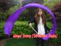 1 piece purple 2.5m (98") silk worship streamer