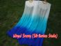 1 pair 1.8m (71") Royalty belly dance silk fan veils