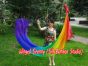 1 Piece Rainbow 2.3m (90") dance silk veil poi