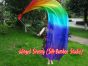 1 Piece Rainbow 2.3m (90") dance silk veil poi