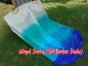 1 pair 1.8m (71") Sea Coast belly dance silk fan veils