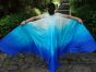 1 pair Royalty 6 Mommes habotai belly dance silk wing